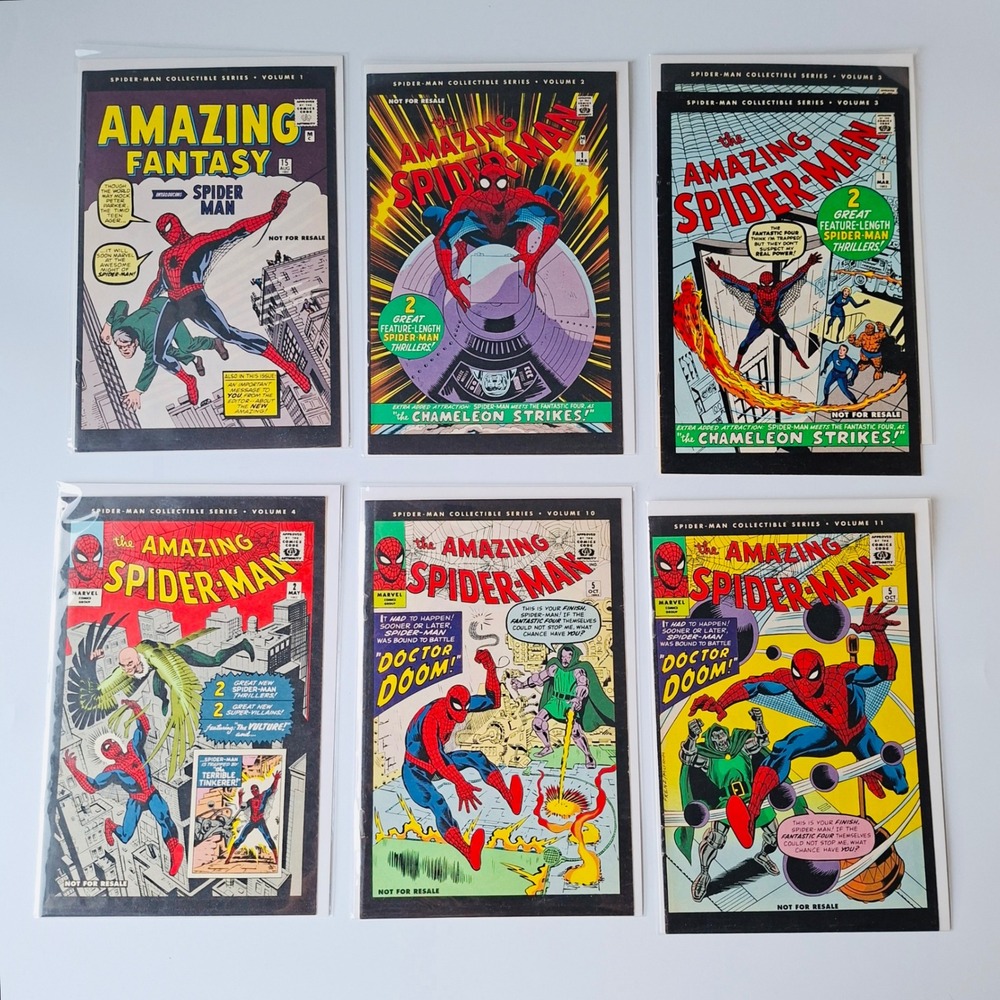 Spider-Man Collectible Series 2006 Marvel Comics Lot 13 Not For Resale Reprints